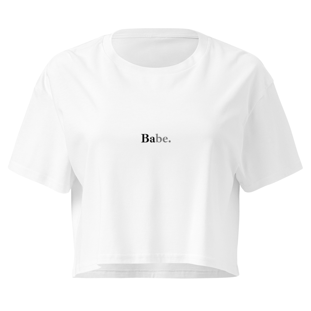 "Babe" Women's Crop Top