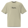 "Sure" Oversized Faded T-Shirt