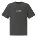 "Babe" Oversized Faded T-Shirt